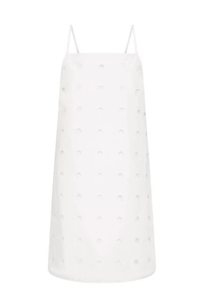 Posse Peggy Mini Dress - Vintage White – sustainable Dresses in White from Australian designer at Luxury Shoes .