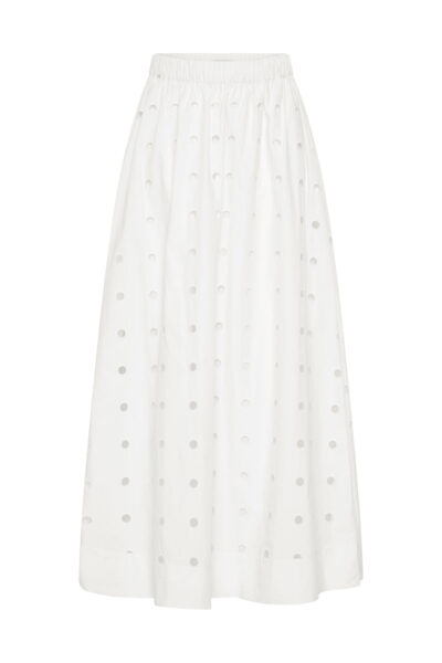 Posse Peggy Skirt - Vintage White – sustainable Skirts in White from Australian designer at Luxury Shoes .