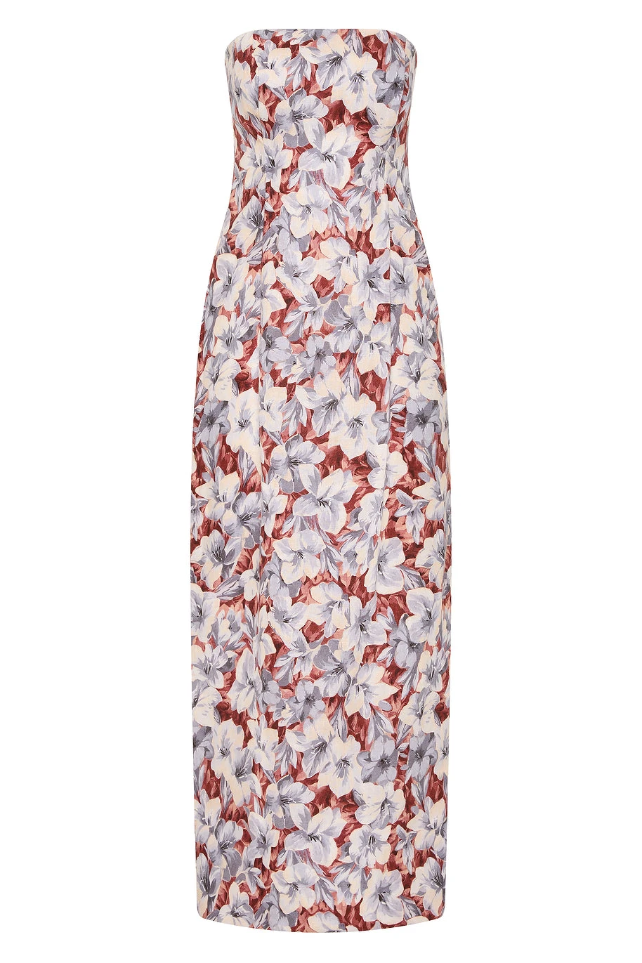 Posse Rosalie Strapless Dress - Lily Garden – Minimalist Sustainable Dresses | Luxury Shoes Posse Rosalie Strapless Dress - Lily Garden – sustainable Dresses in Multicolour from Australian designer at Luxury Shoes .
