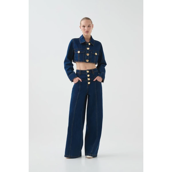 Genesis Cropped Denim Jacket