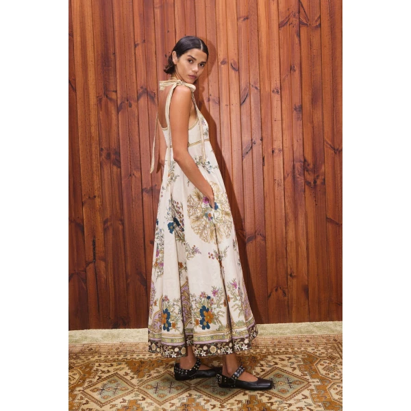 Alemais Contemporary Wardrobe Dress_Midi Antoinette Ballet Sundress — designer powerwear from Luxury Shoes 