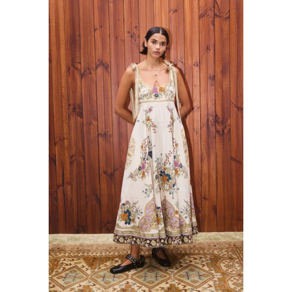 Alemais Contemporary Wardrobe DressMidi Antoinette Ballet Sundress — designer powerwear from Luxury Shoes 