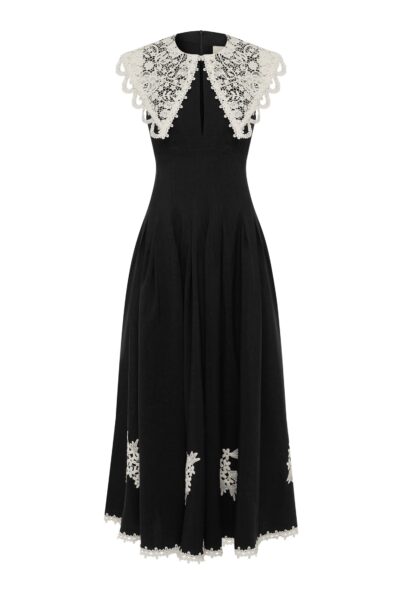 Alemais Contemporary Wardrobe Dress_Midi Apollonia Midi Dress — designer powerwear from Luxury Shoes 