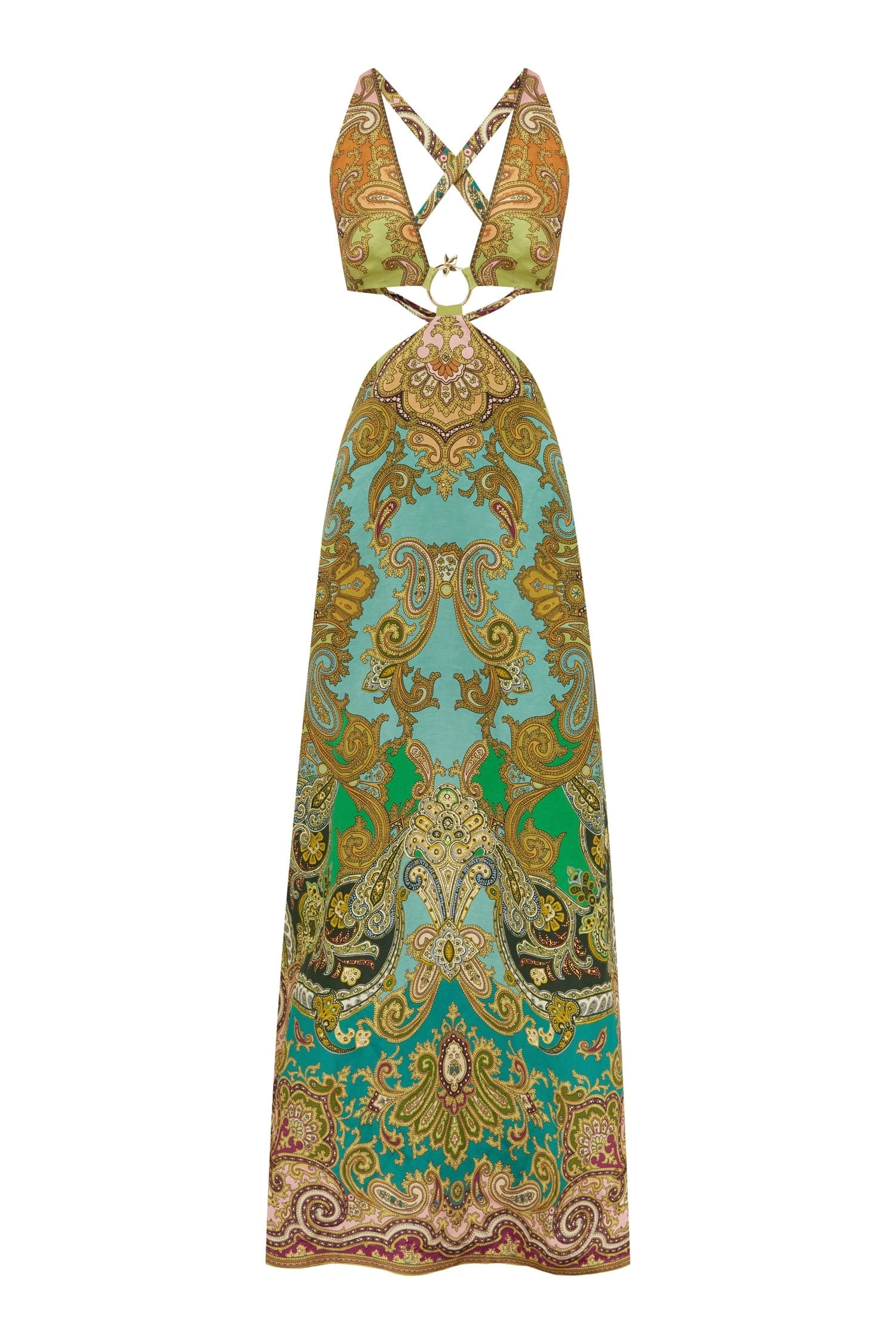 Alemais Alemais Contemporary Wardrobe Dress_Midi Clemenza Cut Out Midi Dress — designer powerwear from Luxury Shoes