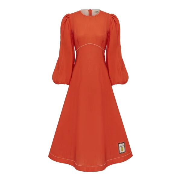 Alemais Contemporary Wardrobe DressMidi Contessa Long Sleeve Midi Dress — designer powerwear from Luxury Shoes 