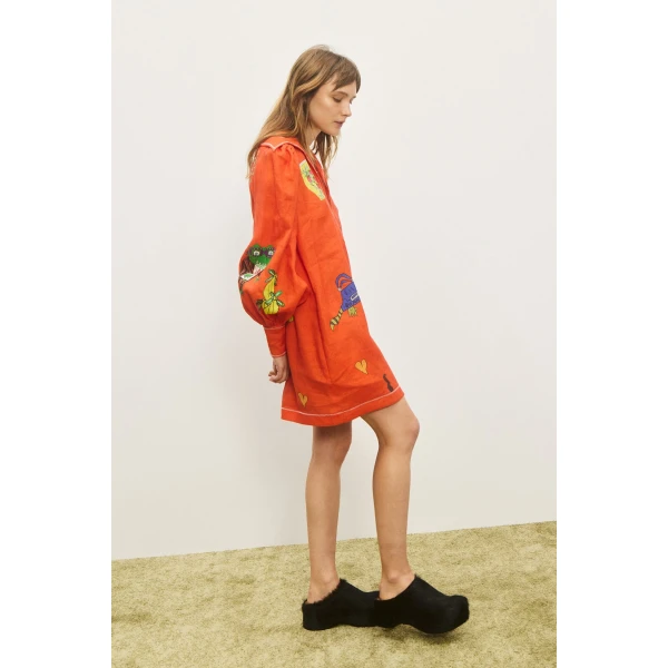 Alemais Contemporary Wardrobe Dress_Sd Montie Shirtdress — designer powerwear from Luxury Shoes 