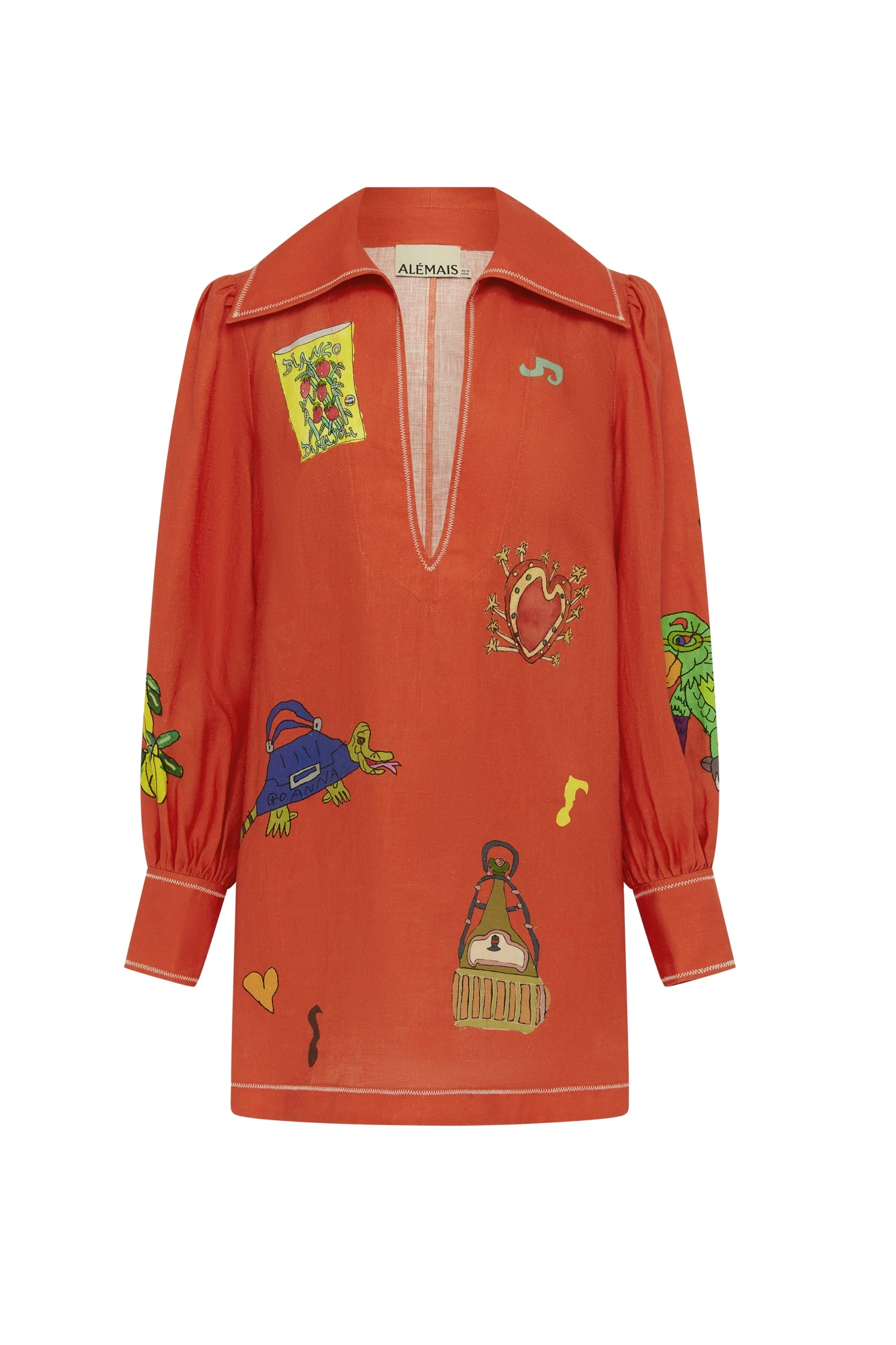 Alemais Alemais Contemporary Wardrobe Dress_Sd Montie Shirtdress — designer powerwear from Luxury Shoes
