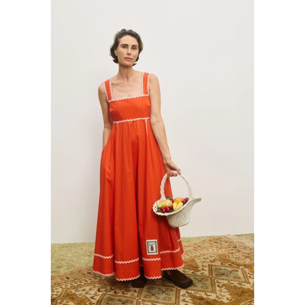 Alemais Contemporary Wardrobe DressMidi Contessa Summer Dress — designer powerwear from Luxury Shoes 