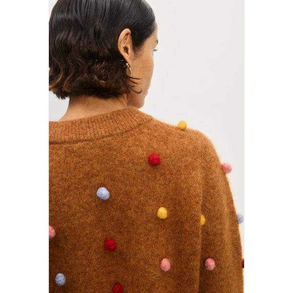 Alemais Cropped Cardigan — designer powerwear from Luxury Shoes 