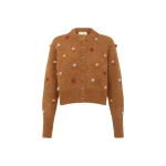 Alemais Cropped Cardigan — designer powerwear from Luxury Shoes 