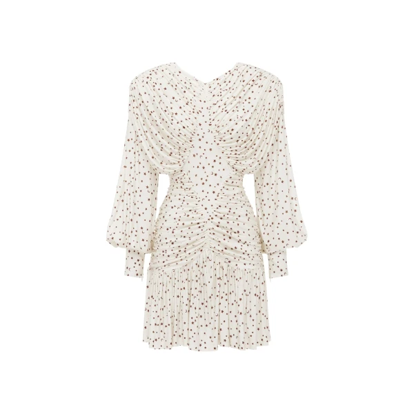 Alemais Contemporary Wardrobe DressMini Etta Ruched Mini Dress — designer powerwear from Luxury Shoes 