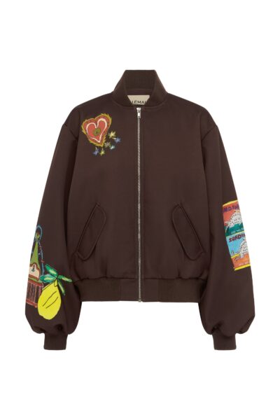 Alemais Contemporary Wardrobe Jacket Fredo Bomber Jacket — designer powerwear from Luxury Shoes 