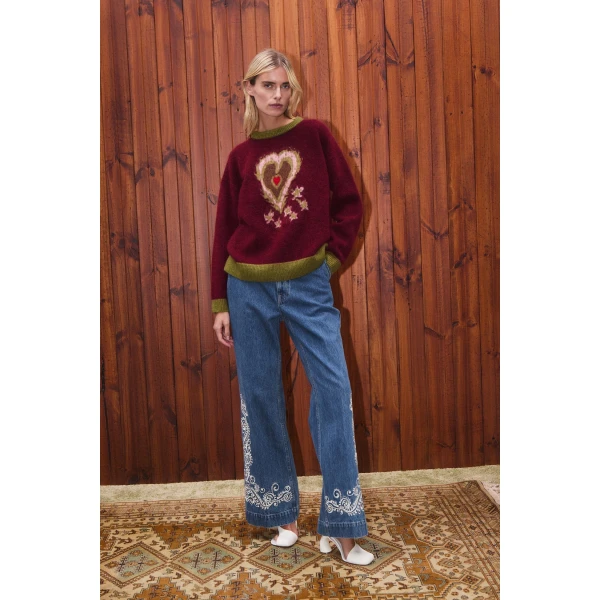 Alemais Contemporary Wardrobe TopKnitwear Fredo Sweater — designer powerwear from Luxury Shoes 
