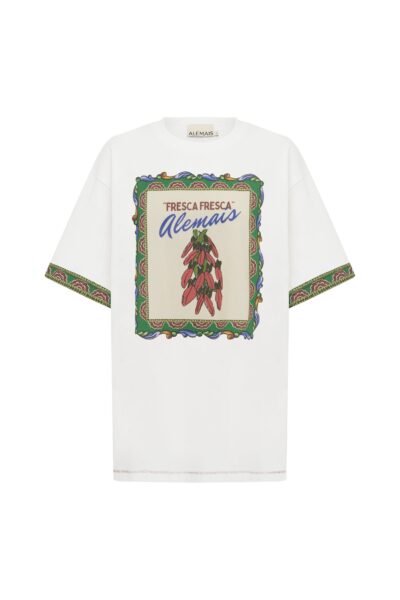 Alemais Contemporary Wardrobe Top_T-Shirt Katerina Chilli Tee — designer powerwear from Luxury Shoes 