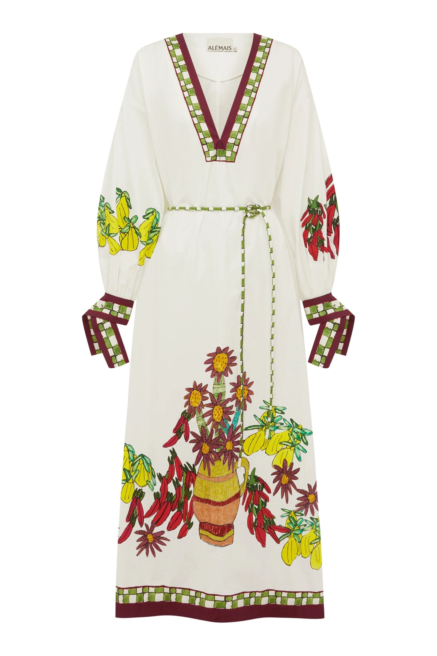 Alemais Alemais Contemporary Wardrobe Dress_Midi Katerina V Neck Midi Dress — designer powerwear from Luxury Shoes