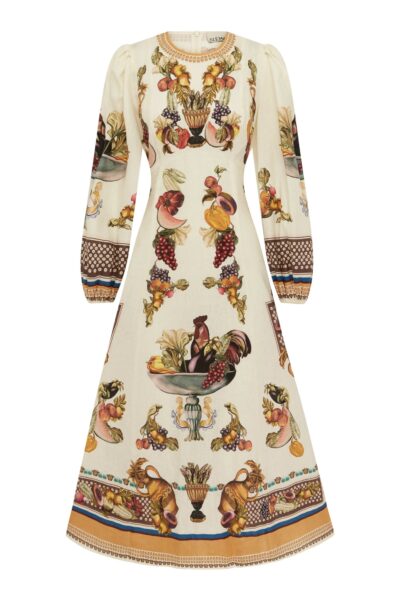 Alemais Contemporary Wardrobe Dress_Midi Mercado Midi Dress — designer powerwear from Luxury Shoes 