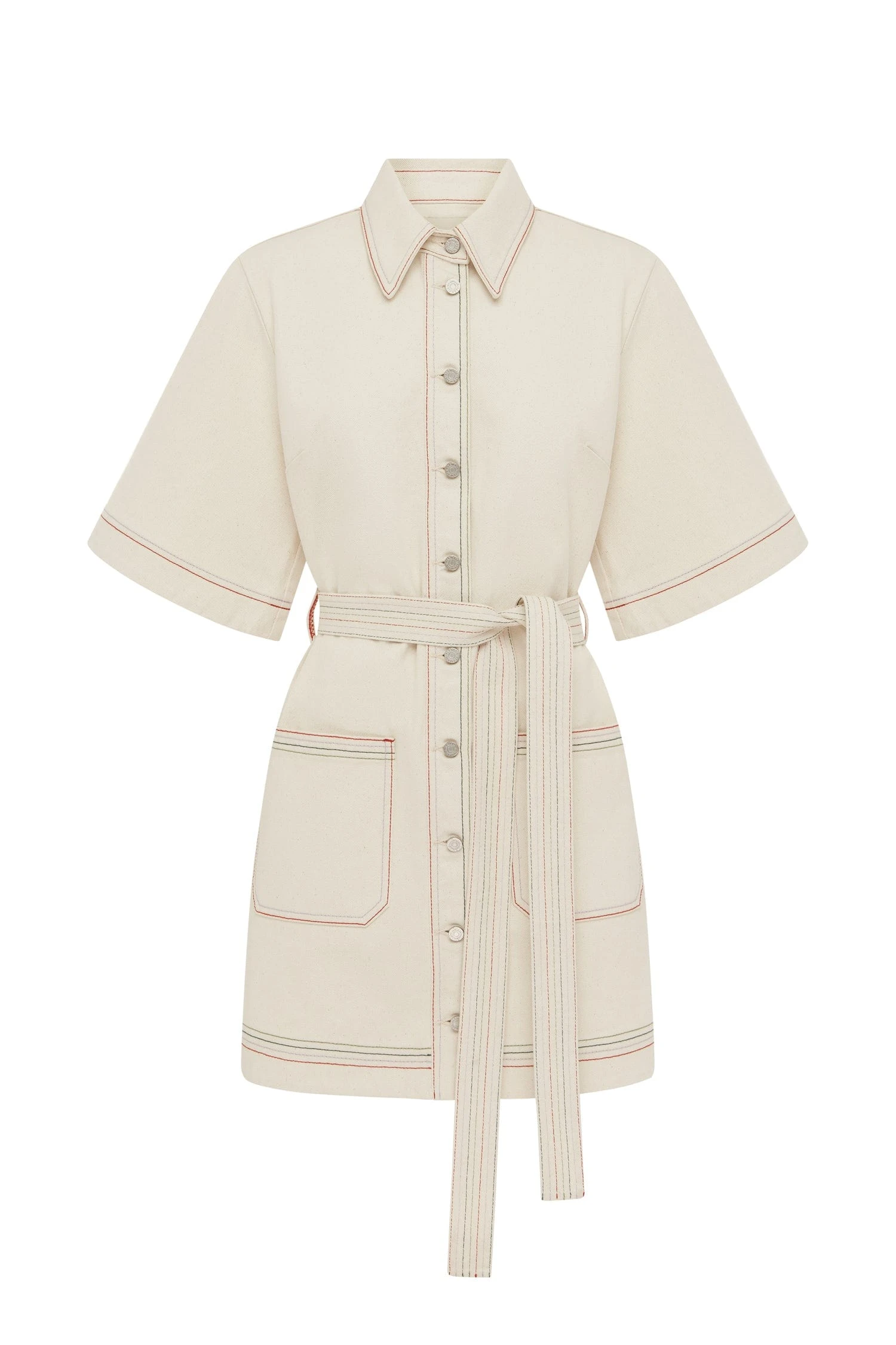Alemais Alemais Contemporary Wardrobe DressMini Norma Denim Mini Dress — designer powerwear from Luxury Shoes