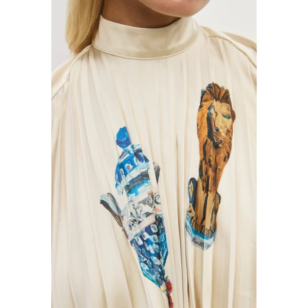 Alemais Contemporary Wardrobe Dress_Sd Montie Shirtdress — designer powerwear from Luxury Shoes 
