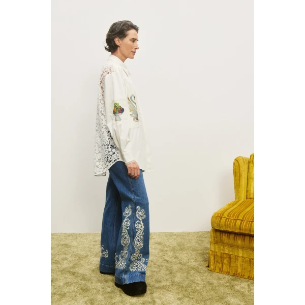 Alemais Contemporary Wardrobe Shirt Orazio Shirt — designer powerwear from Luxury Shoes 