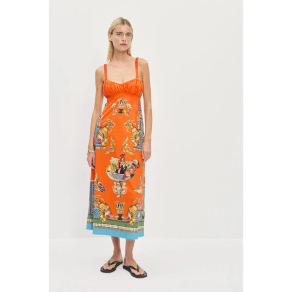 Alemais Contemporary Wardrobe Dress_Midi Rocco Midi Dress — designer powerwear from Luxury Shoes 