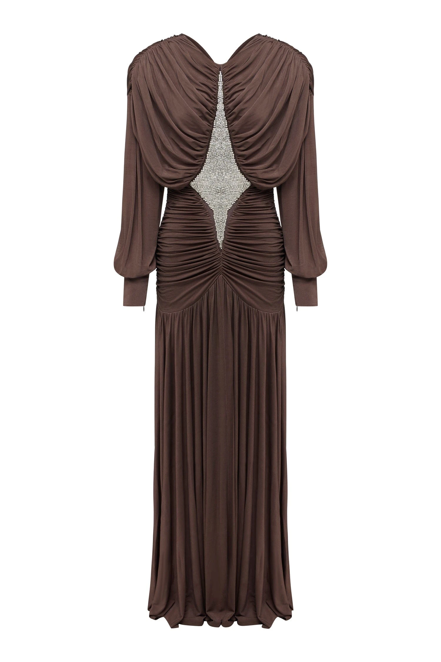 Alemais Alemais Contemporary Wardrobe Dress_Gown Silvio Ruched Midi Dress — designer powerwear from Luxury Shoes