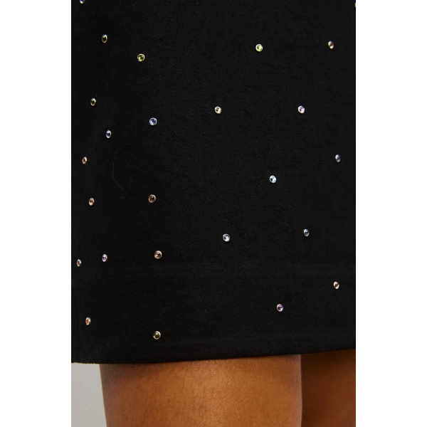 Alemais Contemporary Wardrobe Dress_Mini Simona Denim Mini Dress — designer powerwear from Luxury Shoes 