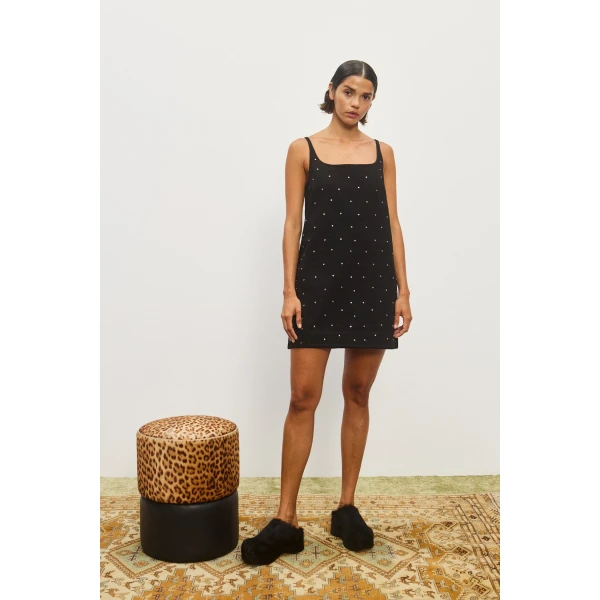 Alemais Contemporary Wardrobe DressMini Simona Denim Mini Dress — designer powerwear from Luxury Shoes 