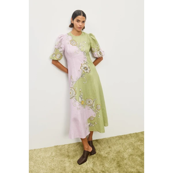 Alemais Contemporary Wardrobe Dress_Sd Montie Shirtdress — designer powerwear from Luxury Shoes 