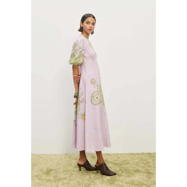 Alemais Contemporary Wardrobe DressMidi Sora Midi Dress — designer powerwear from Luxury Shoes 