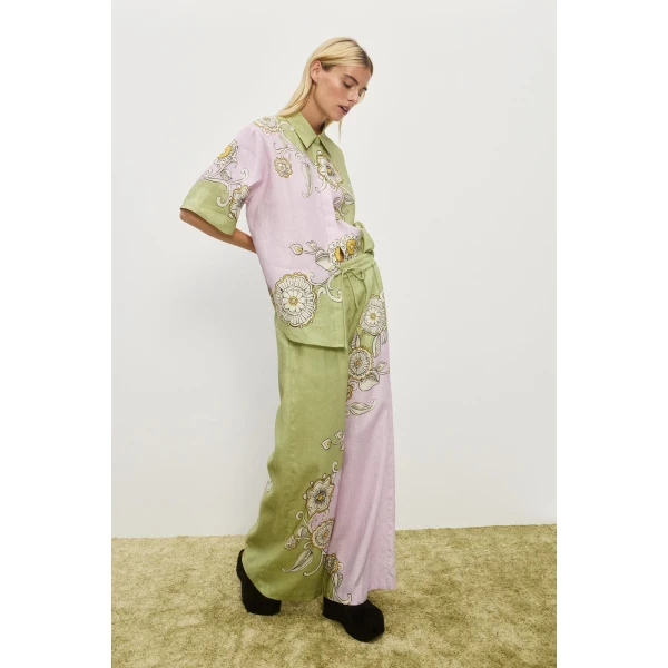 Alemais Contemporary Wardrobe Shirt Sora Shirt — designer powerwear from Luxury Shoes 