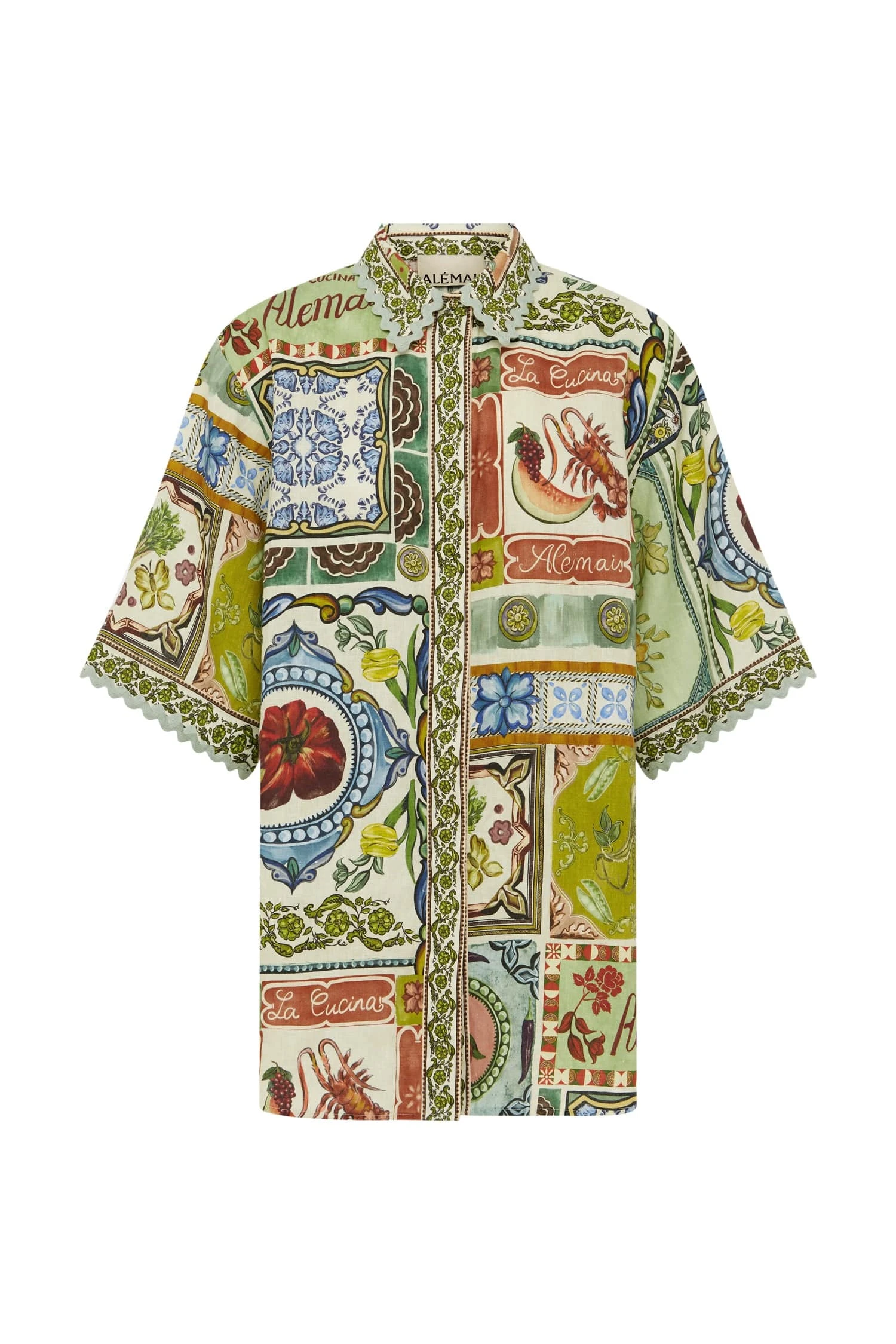 Alemais Alemais Contemporary Wardrobe Shirt Tommasina Shirt — designer powerwear from Luxury Shoes
