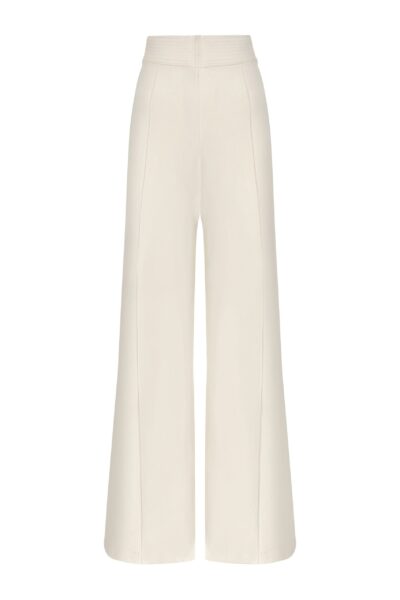 Andres Otalora luxury designer Pant with bold silhouette in linen
