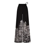 Andres Otalora luxury designer Pant with bold silhouette in linen