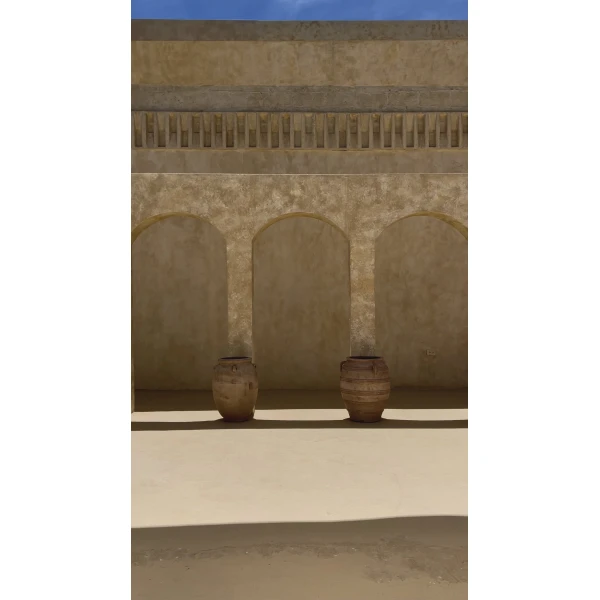 Andres Otalora luxury designer Top with bold silhouette in linen