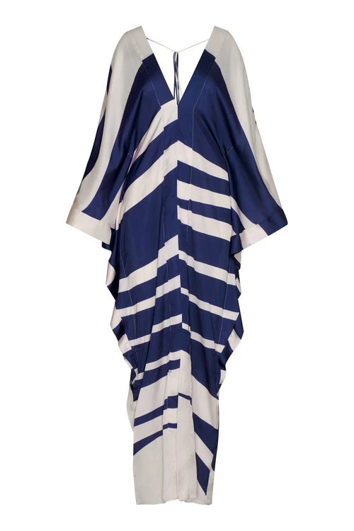 Andres Otalora Colombian Designer Dress - Luxury Womenswear Andres Otalora luxury designer Dress with bold silhouette in linen