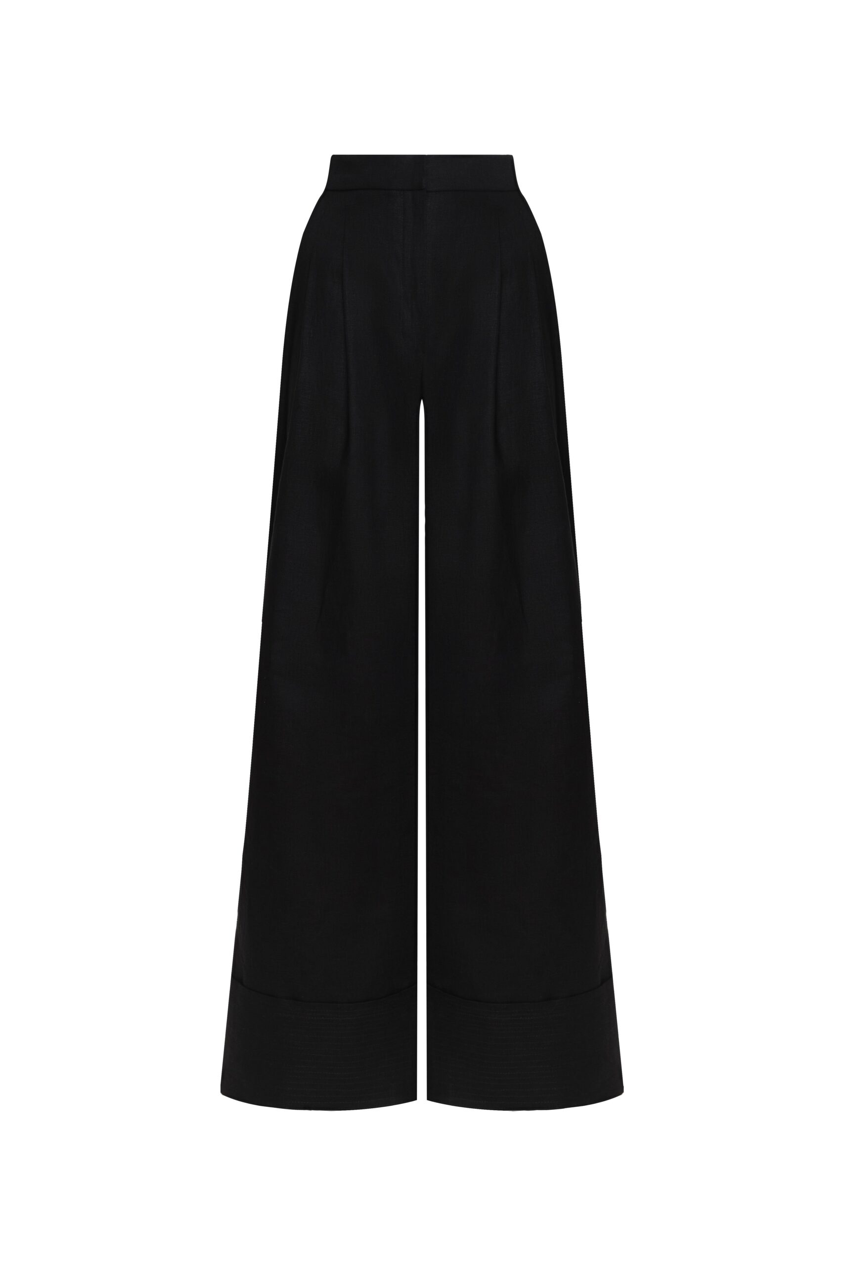 Andres Otalora Colombian Designer Pant - Luxury Womenswear Andres Otalora luxury designer Pant with bold silhouette in linen