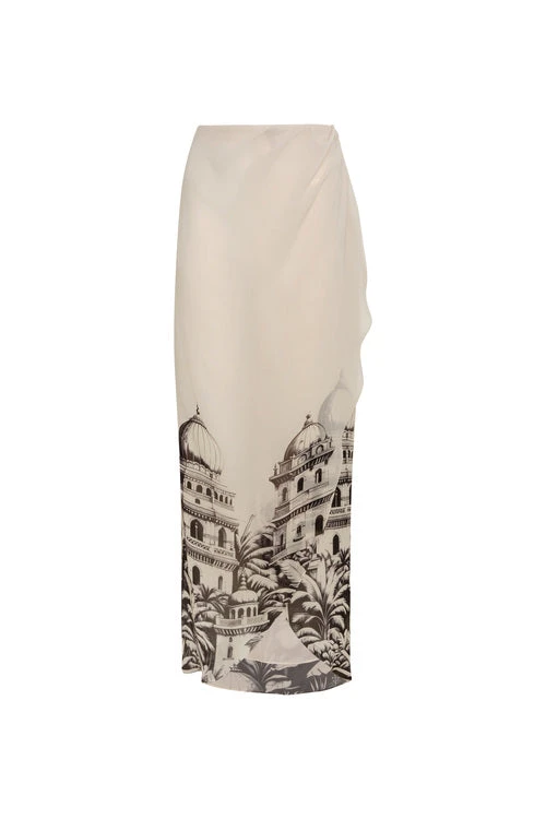 Andres Otalora Colombian Designer Skit - Luxury Womenswear Andres Otalora luxury designer Skit with bold silhouette in linen