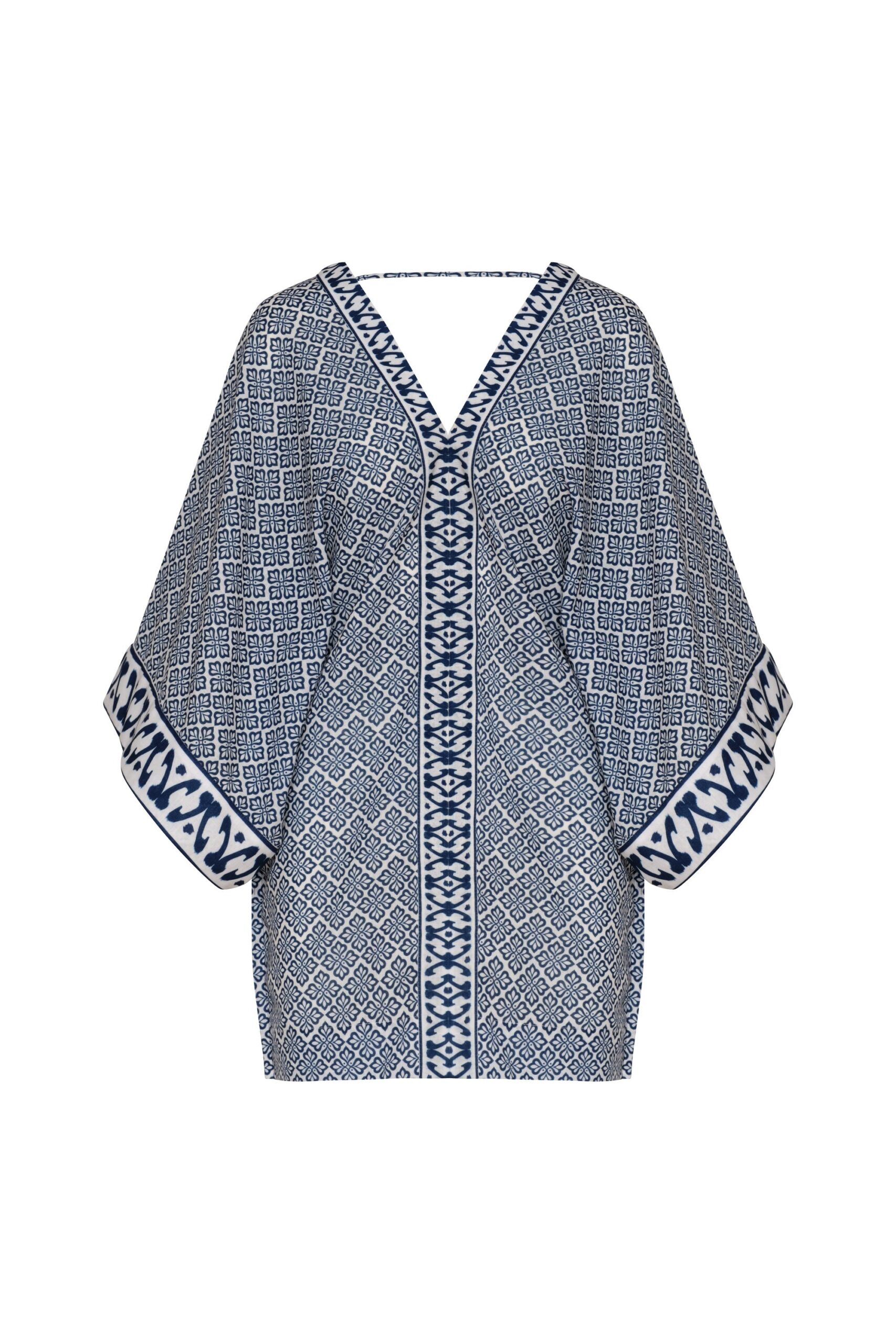 Andres Otalora Colombian Designer Dress - Luxury Womenswear Andres Otalora luxury designer Dress with bold silhouette in linen