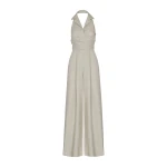 Andres Otalora Colombian Designer Jumpsuit - Luxury Womenswear Andres Otalora luxury designer Jumpsuit with bold silhouette in linen