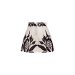 Andres Otalora Colombian Designer Short - Luxury Womenswear Andres Otalora luxury designer Short with bold silhouette in linen