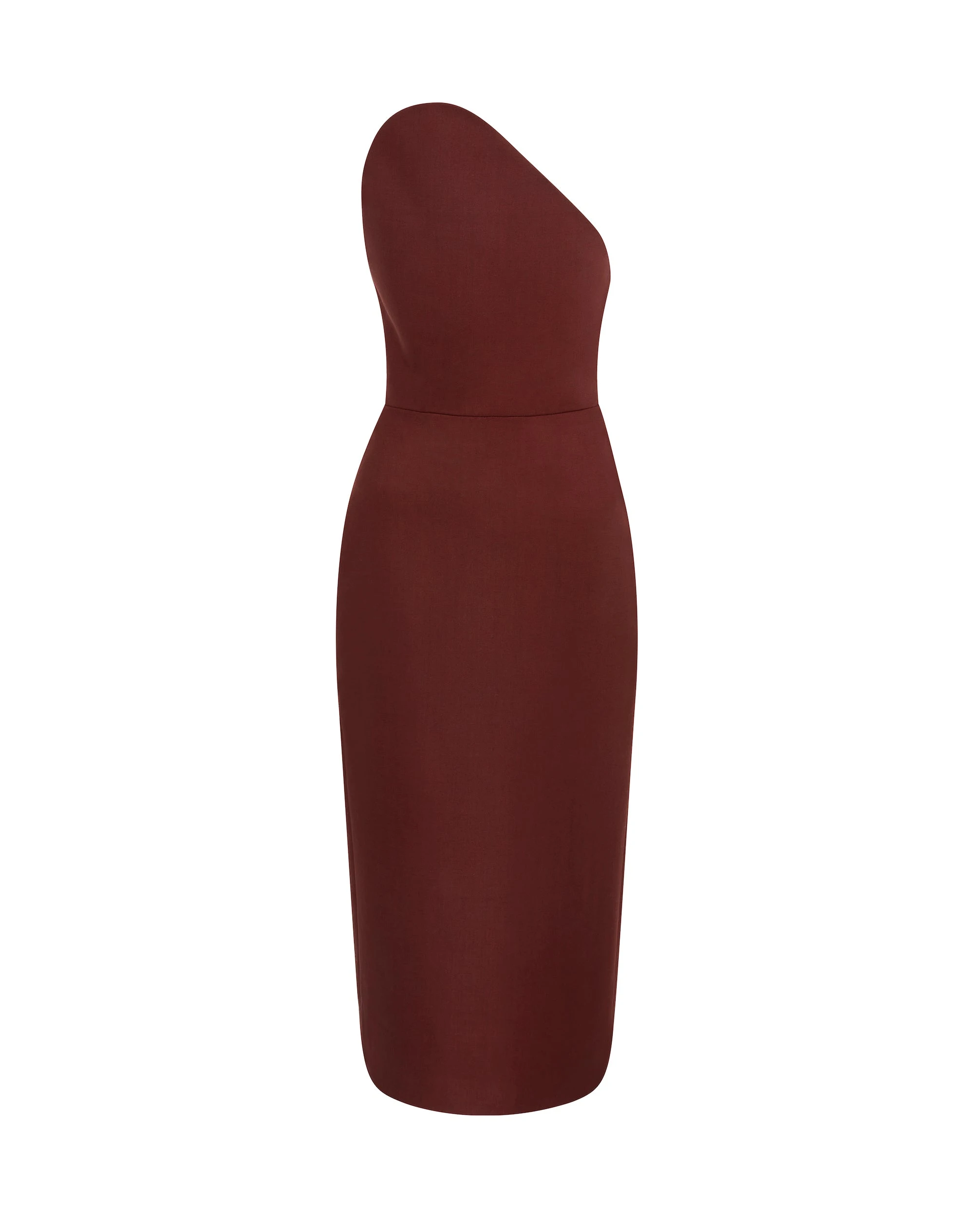 David Koma Asymmetric Cut Strapless Midi Dress David Koma Asymmetric Cut Strapless Midi Dress