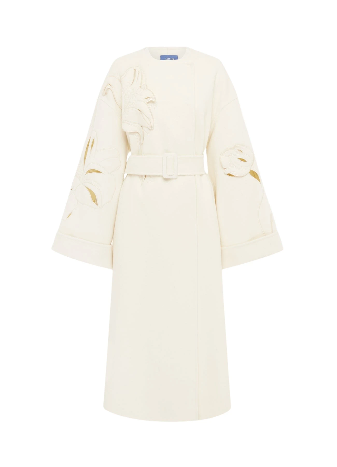 Leo-Lin-Celestine-855641_nobg Leo Lin Blue Coats luxury Clothing from Luxury Handbags Marketplace