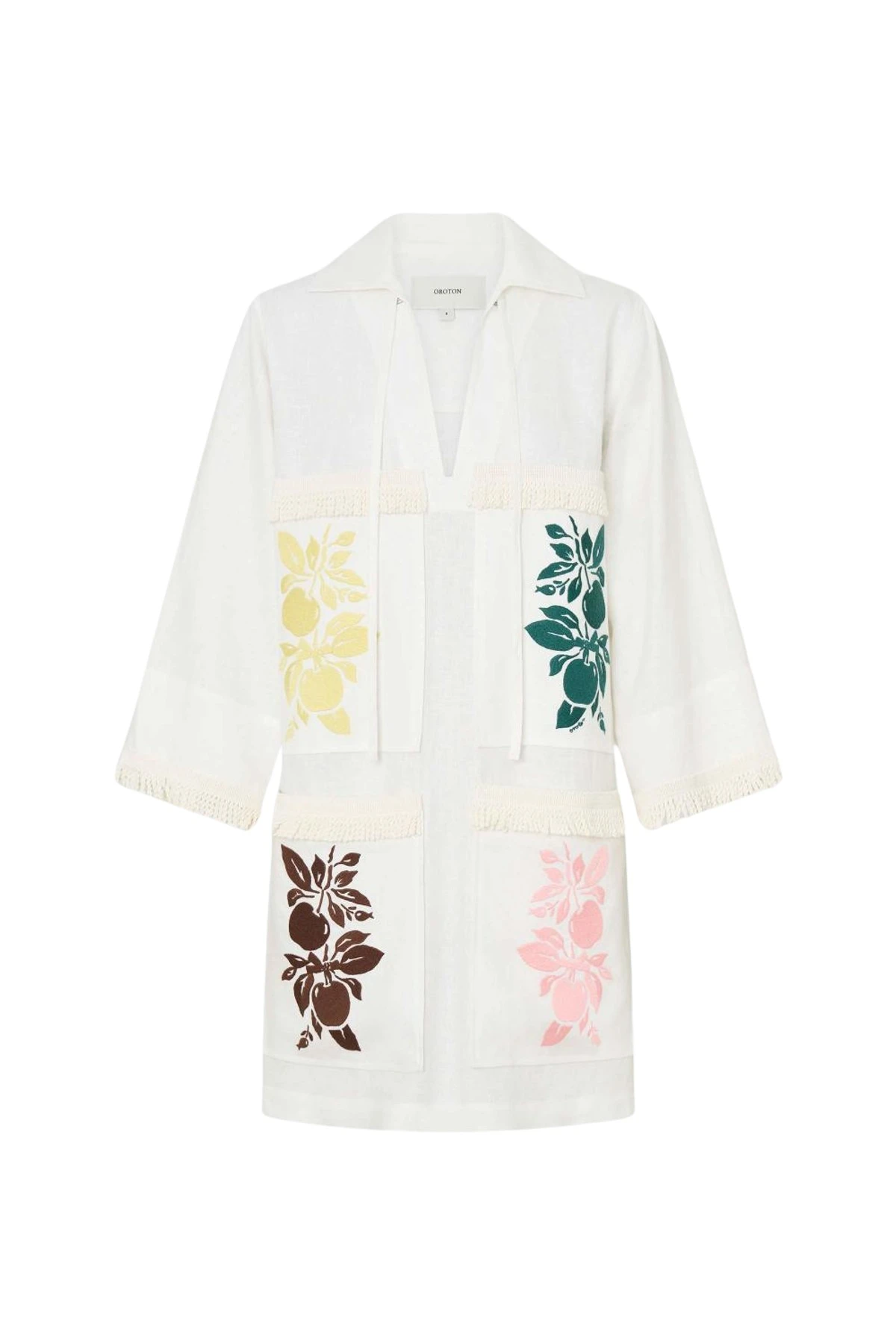 Oroton-Embroidered-Tunic-Dress53355_nobg Oroton Dresses luxury Clothing from Luxury Handbags Marketplace