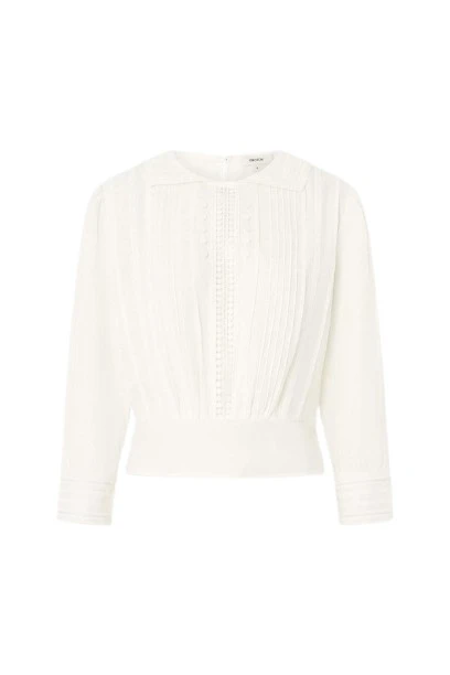 Oroton-Lace-Detail-Blouse35393_nobg Oroton Tops luxury Clothing from Luxury Handbags Marketplace