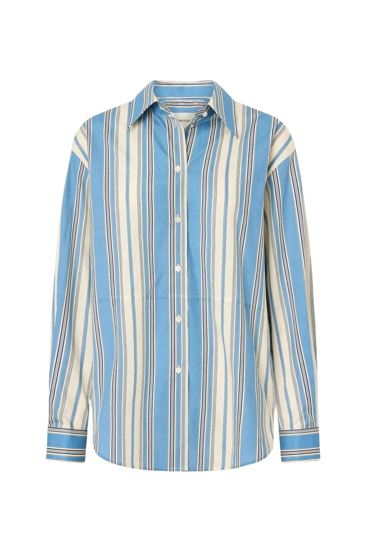 Oroton-Marine-Stripe-French-Cuff40184_nobg Oroton Tops luxury Clothing from Luxury Handbags Marketplace