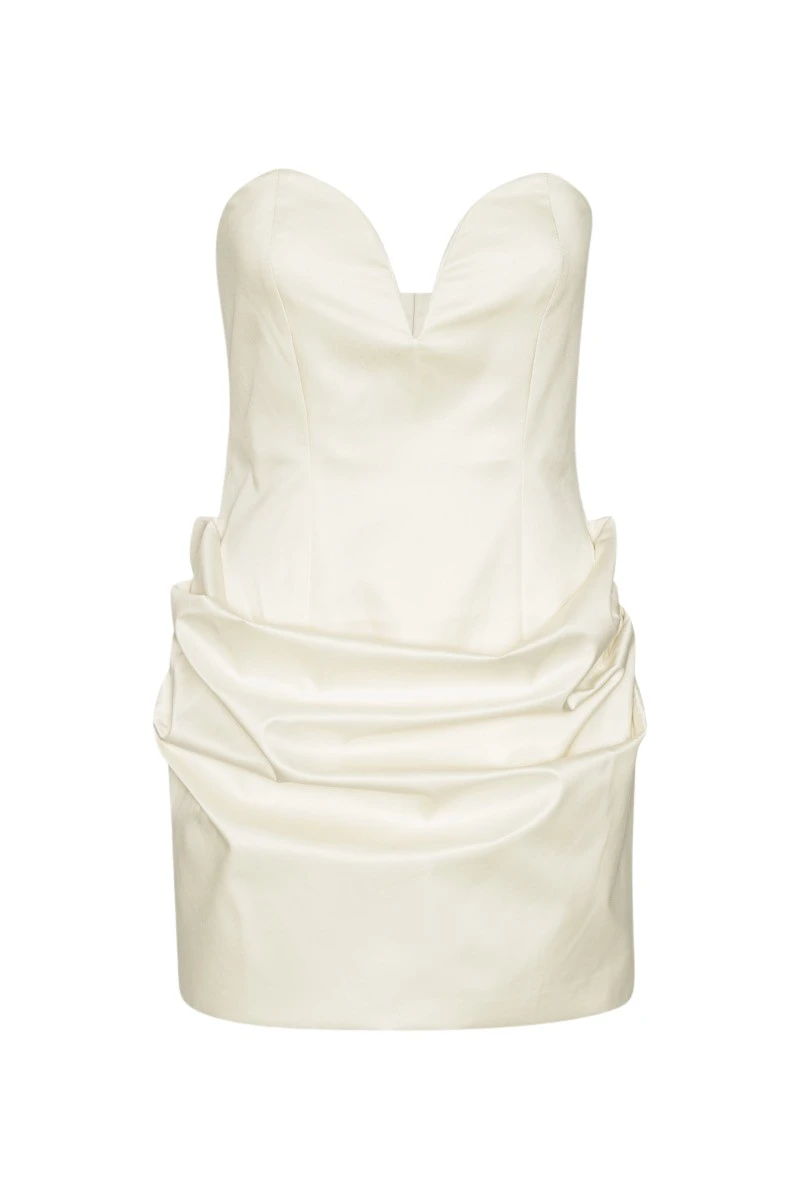 Rotate-Birger-Christensen-Bustier-Mini-Dress-Creme-White-dress-coveti-2025-843480_nobg Rotate White Dress luxury Clothing from Luxury Handbags Marketplace