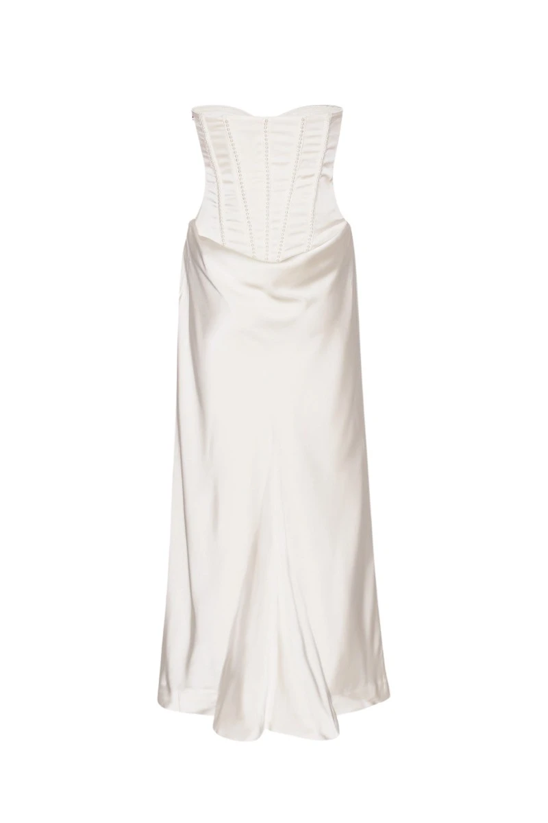 Rotate-Birger-Christensen-Satin-Pearl-Corset-Dress-White-dress-coveti-2025-829690_nobg Rotate White Dress luxury Clothing from Luxury Handbags Marketplace