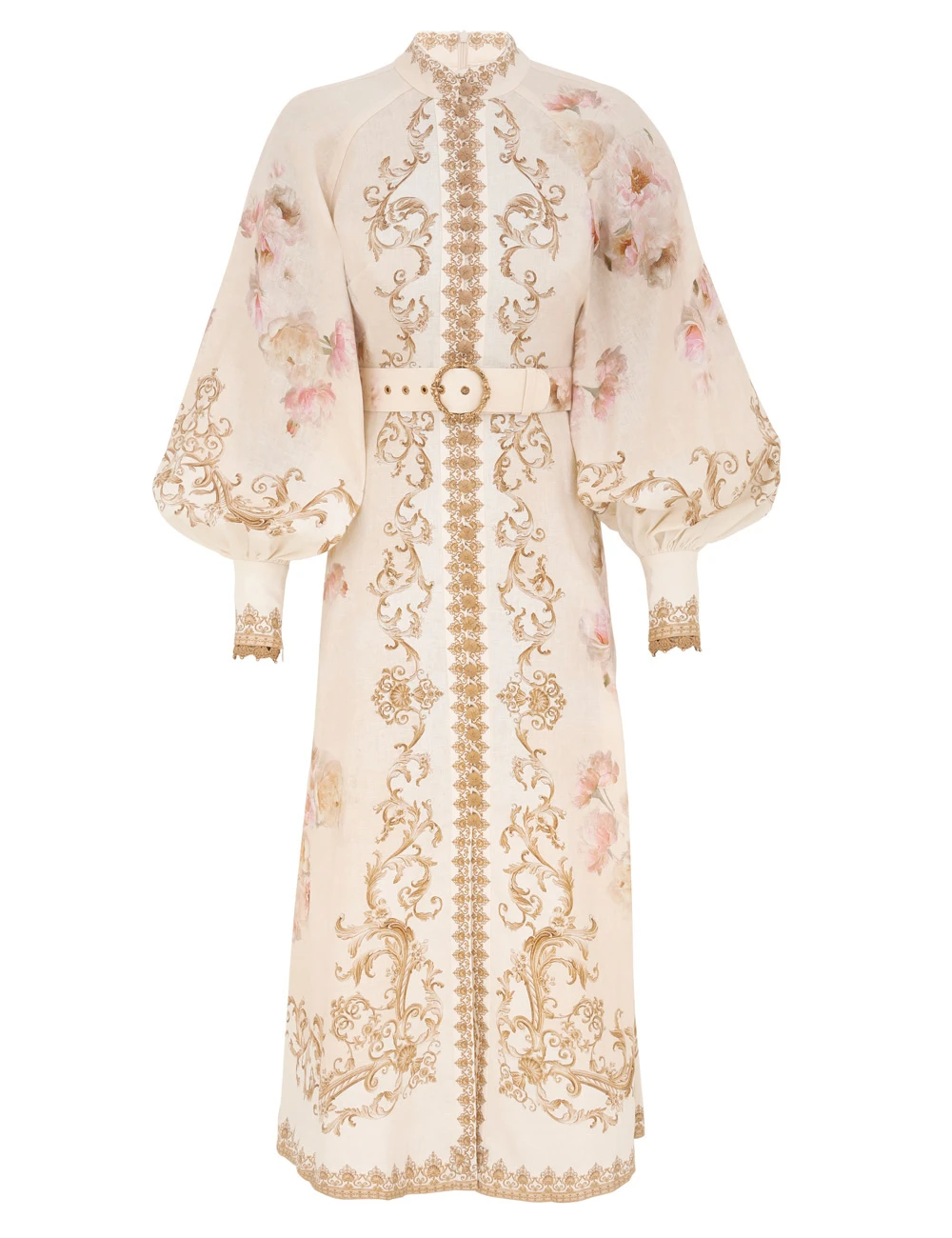 Zimmermann Hypnotic Buttoned Midi Dress | Ready to Wear 2025 Collection Luxury Shoes Elevate your elegance in this Zimmermann Dresses from the 2025 resort wear edit