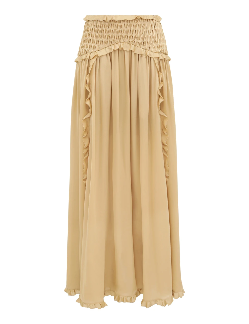 Zimmermann Hypnotic Satin Maxi Skirt | Ready to Wear 2025 Collection Luxury Shoes Elevate your elegance in this Zimmermann Skirts from the 2025 resort wear edit