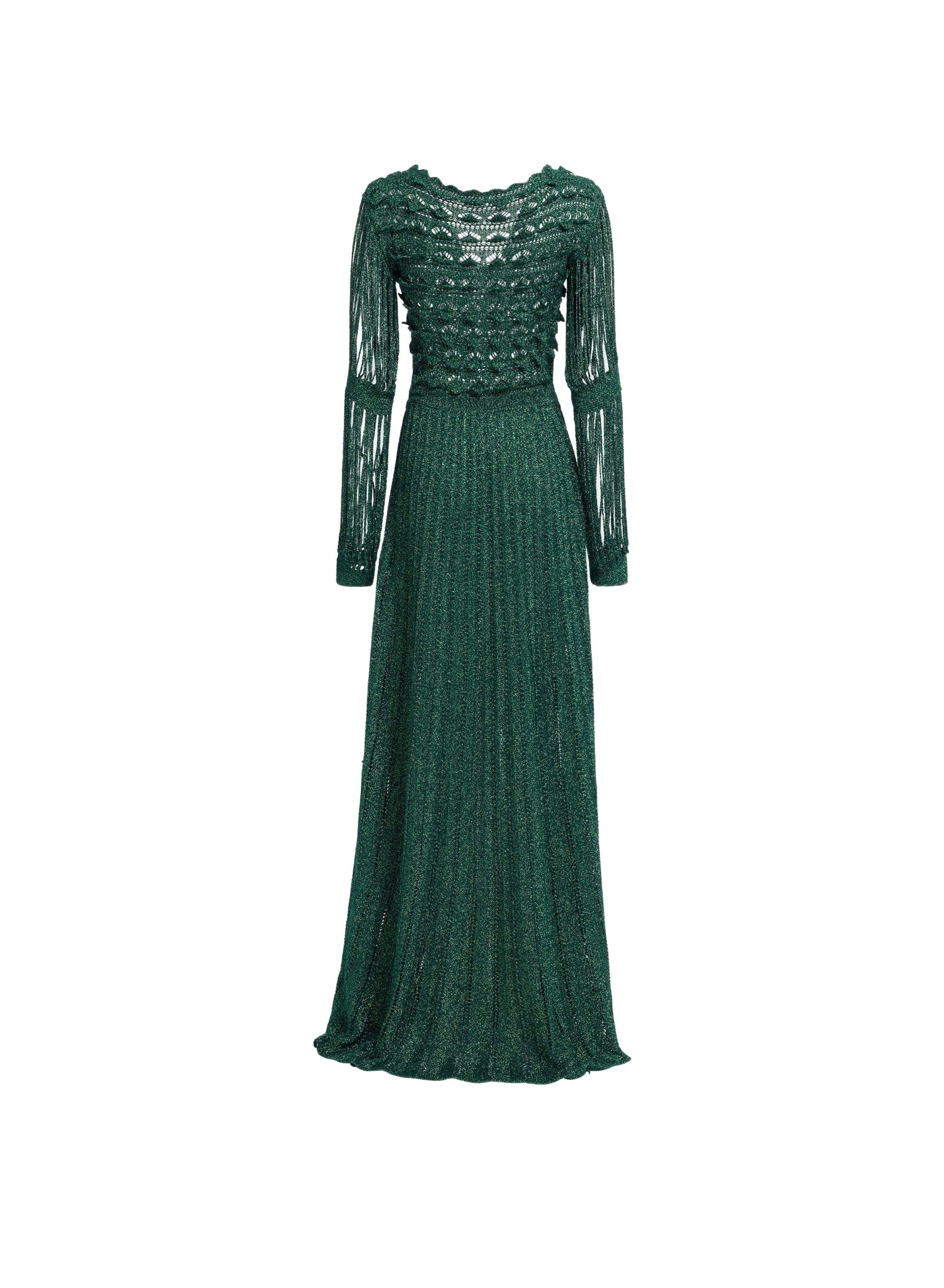 Elie Saab Absinthe Green Crochet Dress Elie Saab Absinthe Green Crochet Dress in Green featuring Scoop Neck – Luxury Designer Fashion at Luxury Shoes .